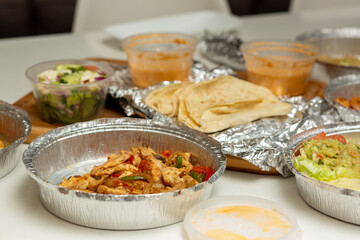 Chicken and Shrimp Fajitas Dinner