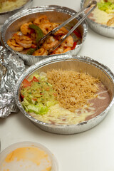 Chicken and Shrimp Fajitas Dinner