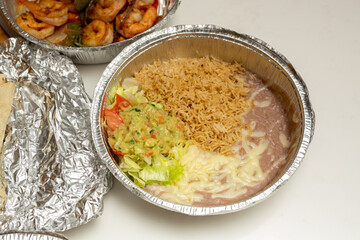 Chicken and Shrimp Fajitas Dinner