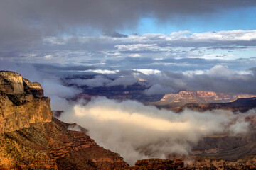 USA, Arizona, Grand Canyon National Park. Overview of canyon.