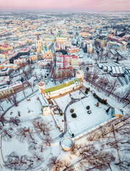 Aerial view of Przemysl