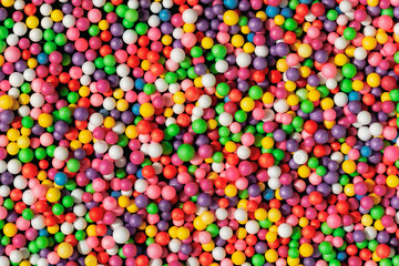 Fototapeta na wymiar colored balls. Many spheres
