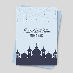 Eid Mubarak or Eid Al Fitr Template Design.