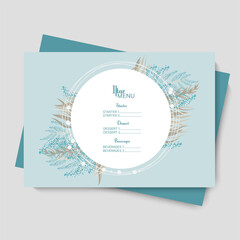Arabic restaurant menu. Ramadan greeting card. Iftar Party Vector