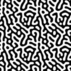 Full seamless black and white geometric texture pattern for decor and textile fabric printing. Abstract multipurpose model design for fashion and home design.
