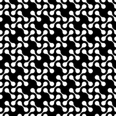 Full seamless modern geometric texture pattern for decor and textile. Black and white shape for textile fabric printing and wallpaper. Abstract multipurpose model design for fashion and home design