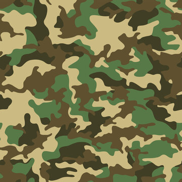 Full seamless camouflage texture skin pattern vector for military textile. Usable for Jacket Pants Shirt and Shorts. Army camo masking design for hunting fabric print and wallpaper. 