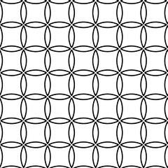 Full seamless modern geometric texture pattern for decor and textile. Black and white shape for textile fabric printing and wallpaper. Abstract multipurpose model design for fashion and home design
