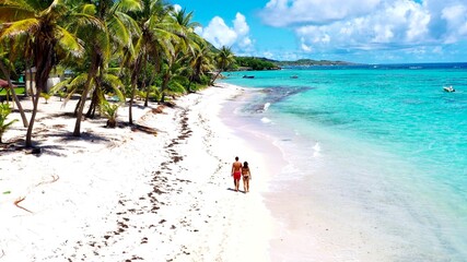 Plage du Souffleur à la Désirade en Guadeloupe
