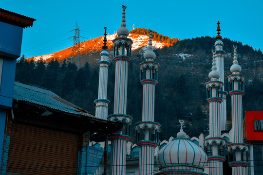 mosque in the morning