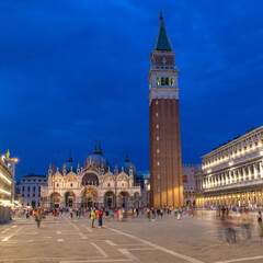 Fototapeta na wymiar St Mark's Square in the evening / Venice, Italy