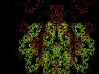 Imaginatory fractal background Image