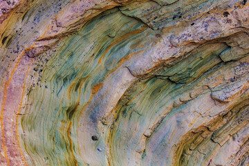 Artistic patterns at Stud Horse Point near Page, Arizona, USA