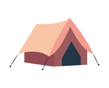 Camping Tent Isolated