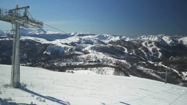 Ski resort in Montenegro called Kolasin 1600