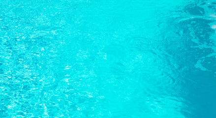 water swimming pool texture and surface water on pool