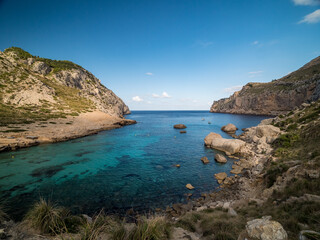 Fototapeta premium Cala Figuera, Formentor,Mallorca, Spain