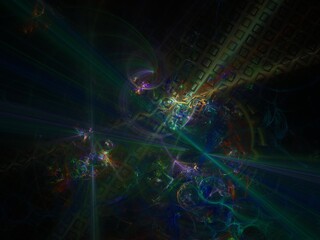 Imaginatory fractal background Image