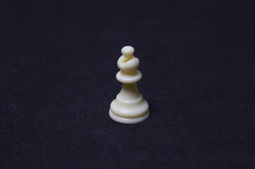 Chess game with its pieces and board