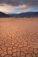 Clearing evening storm over Clark Dry Lake, Anza-Borrego Desert State Park, California