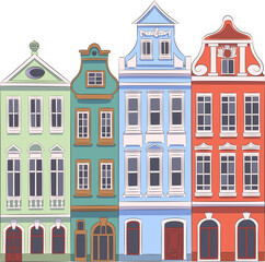 Fototapeta premium Poznan. Old medieval houses.