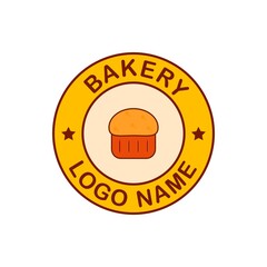 bread symbol logo. with a simple design. logos for bakeries, companies, cafes and online shops