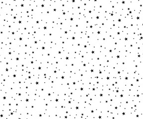 Modern Geometric Star Pattern Background. Celebration, Falling golden abstract decoration for party, birthday celebrate, anniversary or event, festival decor. illustration - Vector