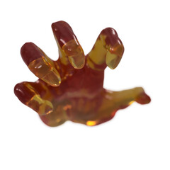 Human hand claw shape