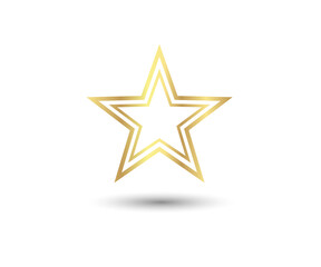 Star Icon vector eps10. Simple flat symbol. Star flat design  web site, mobile app, logo on white background.  illustration - Vector