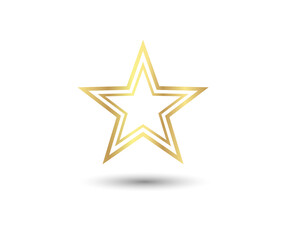 Obraz premium Star Icon vector eps10. Simple flat symbol. Star flat design web site, mobile app, logo on white background. illustration - Vector