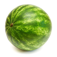 One watermelon isolated on white background