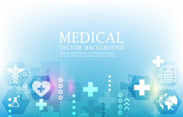 modern abstract futuristic medical blue wallpaper