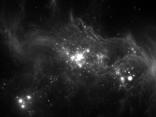 Imaginatory fractal background Image