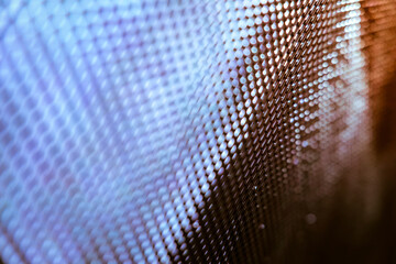 CloseUp LED blurred screen. LED soft focus background. abstract background ideal for design.