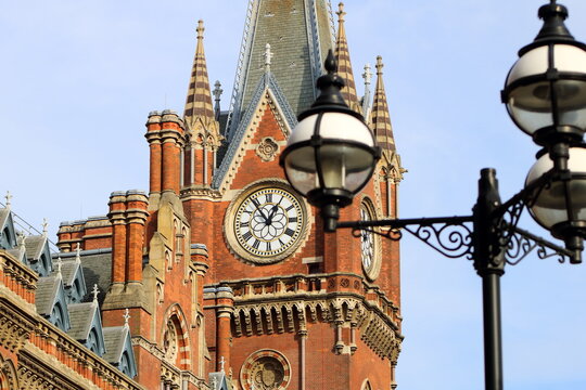 Clock Tower  St Pancras Railway Train Station