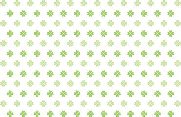 背景素材　四葉のクローバーの模様