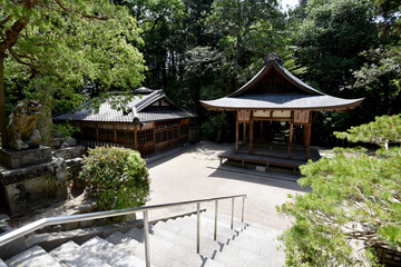 鷺森神社　境内　京都市