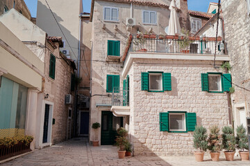 Fototapeta premium Ancient architecture of Split old town, Croatia.