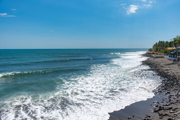 Beach, rocks and sea