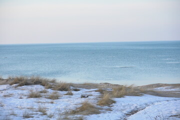 Fototapeta premium landscape with snow