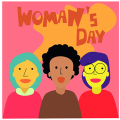 Vector Illustration of women's day