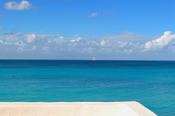 Fototapeta premium Caribbean seascape in St Barth