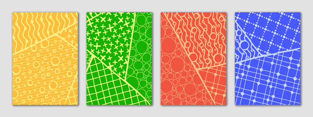 Brochure flyer design, vector background. Vertical a4 format. Geometric vector background, banner. 