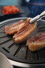 삼겹살 돼지고기 pork 돼지 삼겹살구이 