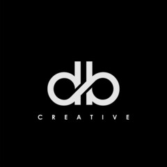 DB Letter Initial Logo Design Template Vector Illustration