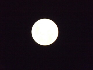 full moon in the night sky