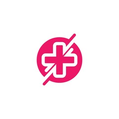 Obraz premium cross medical icon vector illustration design