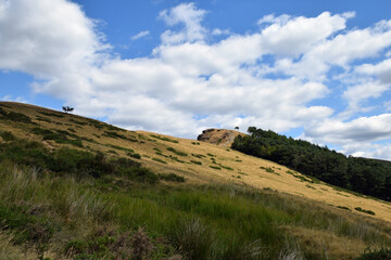 Beautiful landscape of the Peak District National Park, Derbyshire, United Kingdom, the first national park in England and also a popular tourist destination – August, 2018