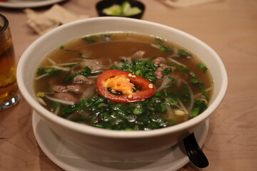 チリが乗っているビーフフォー