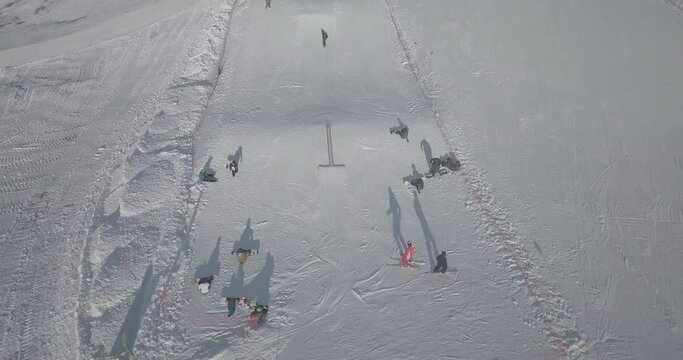 San Carlos de Bariloche Patagonia Argentina Ski Resort Snowboard Snow Mountain City Center Plaza Central Sports Nature Drone 
